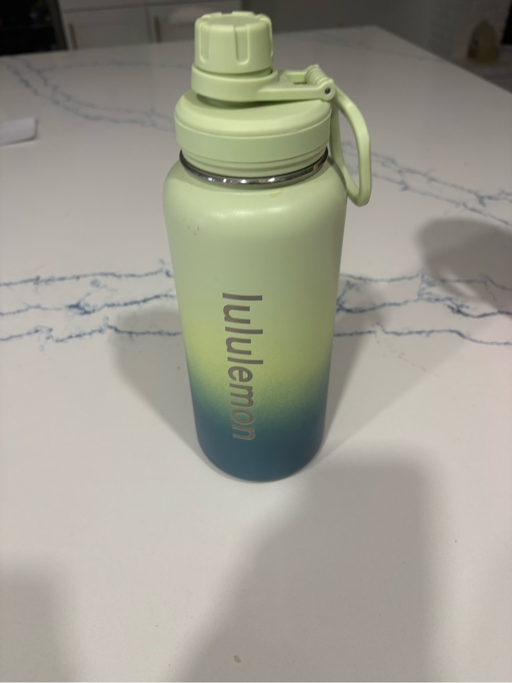 lululemon athletica Gradient Green to Blue Stainless Water Bottle